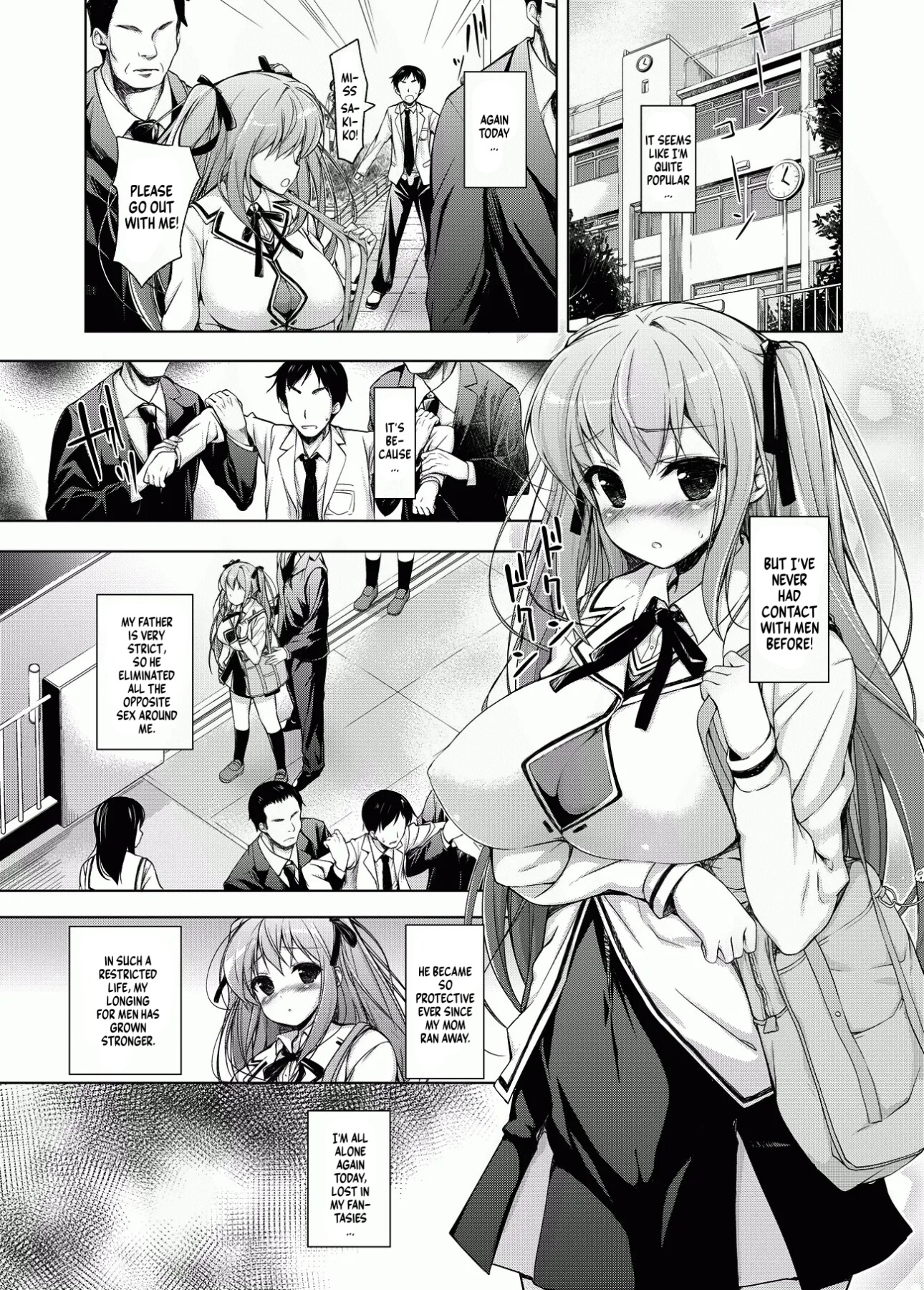 Hentai Manga Comic-The Girl and the Hole in the Wall-Read-2